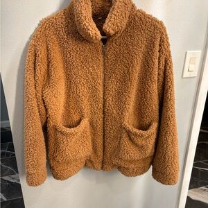 Warm Tan Teddy Jacket